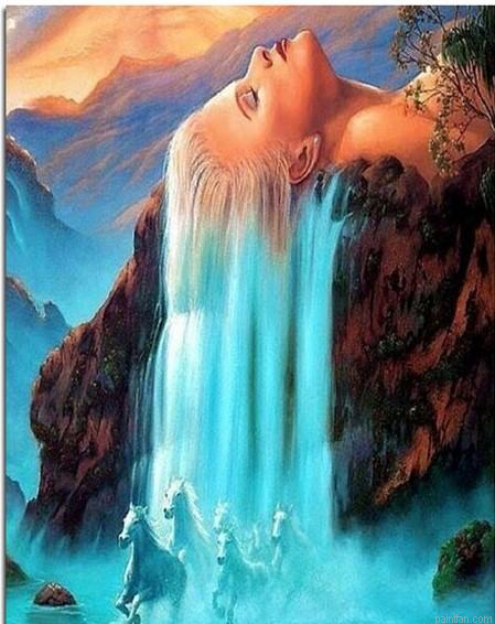 Hair Waterfall Paint By Numbers.png