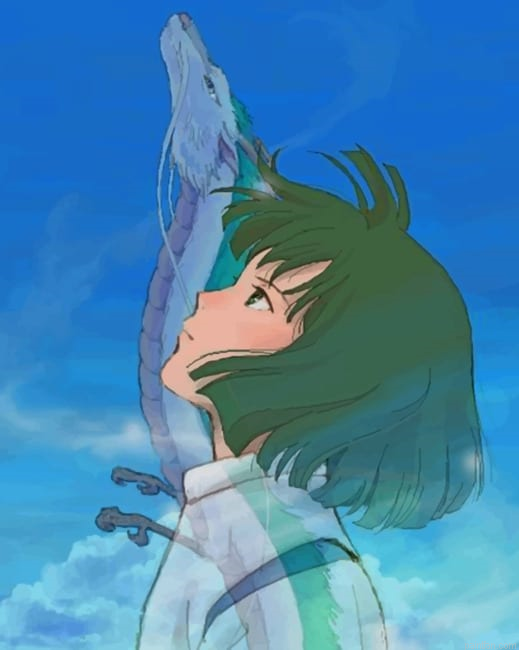 Haku Spirited Away New Paint By Numbers.png