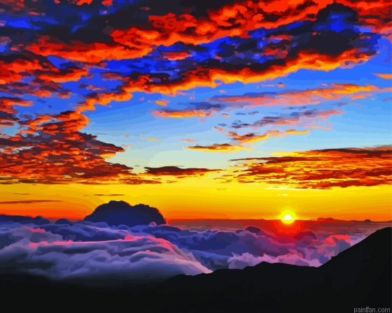 Haleakala National Park Paint By Numbers.png