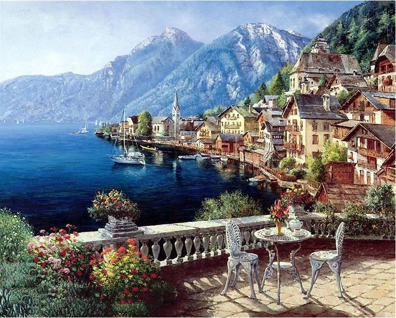 Hallstatt Lake Paint By Numbers.png