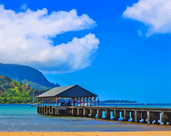 Hanalei Bay Pier Paint By Numbers.png