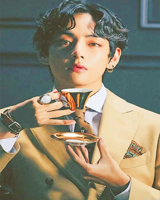 Handsome Classy V Taehyung New Paint By Numbers.png