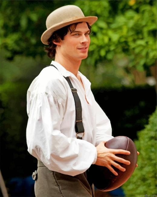 Handsome Ian Somerhalder Paint By Number.png