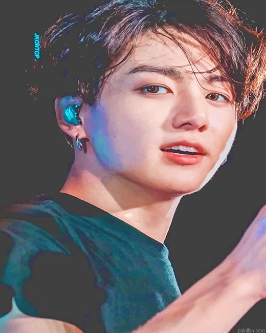 Handsome Jungkook Bts New Paint By Numbers.png