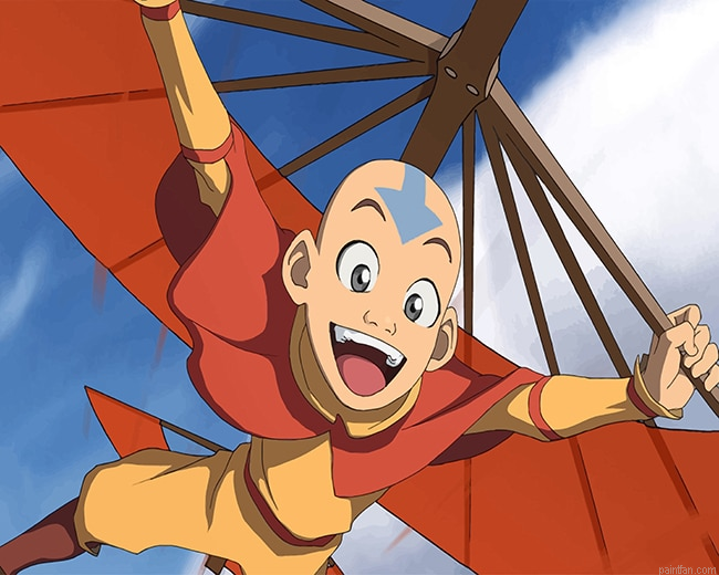 Happy Aang The Last Airbender New Paint By Numbers.png