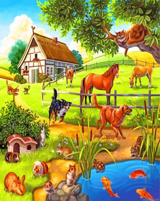 Happy Farm Paint By Number.png