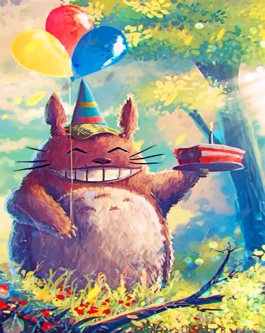 Happy Totoro Animes Paint By Numbers.png