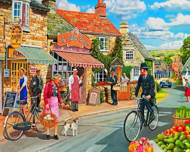 Happy Town Paint By Number.png