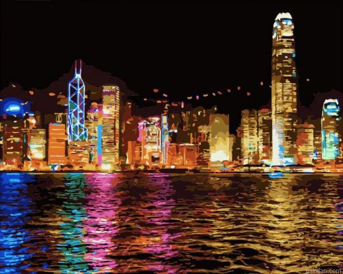 Harbour In Hong Kong Paint By Numbers.png