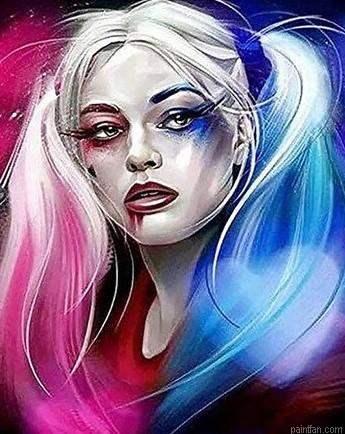 Harley Quinn Art Celebrities Paint By Number.png