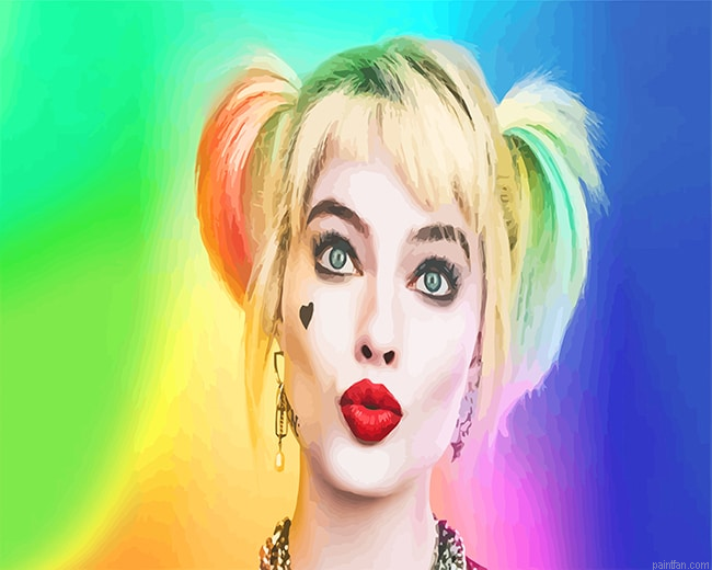Harley Quinn Colorful New Paint By Numbers.png