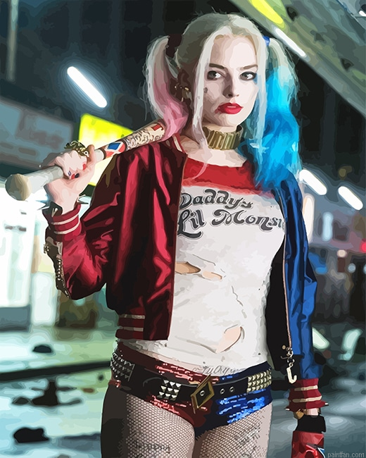 Harley Quinn Suicide Squad New Paint By Numbers.png