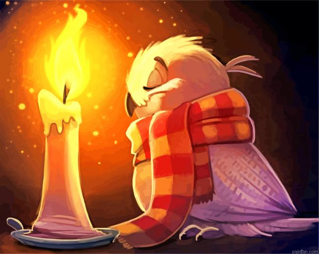 Harry Potter Hedwig Owl Paint By Numbers.png