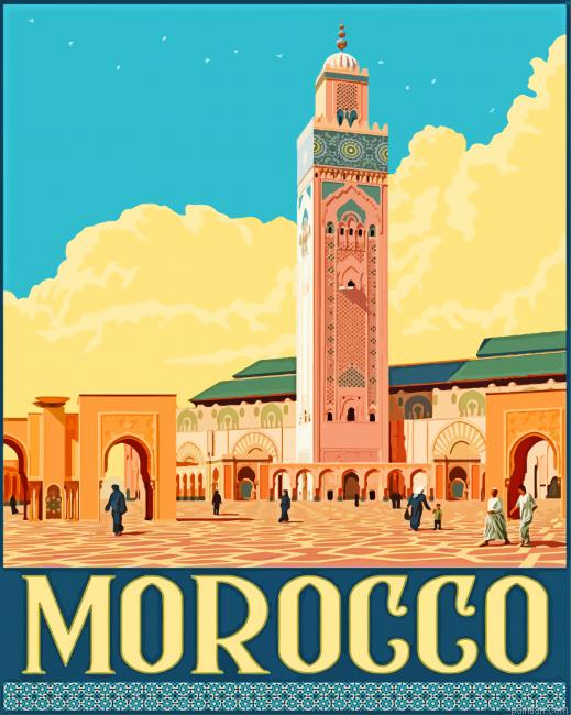 Hassan Ii Mosque Casablanca Paint By Number.png