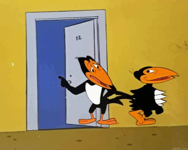 Heckle And Jeckle Paint By Numbers.png