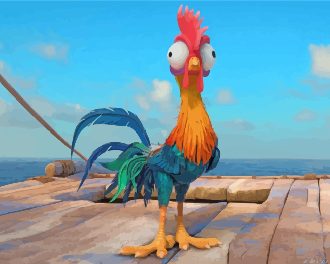 Hei Hei Moana Paint By Number.png
