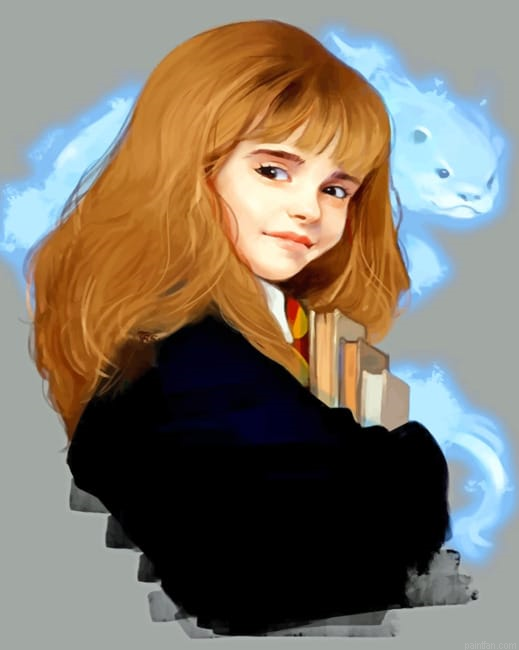Hermione Granger Illustration Paint By Numbers.png