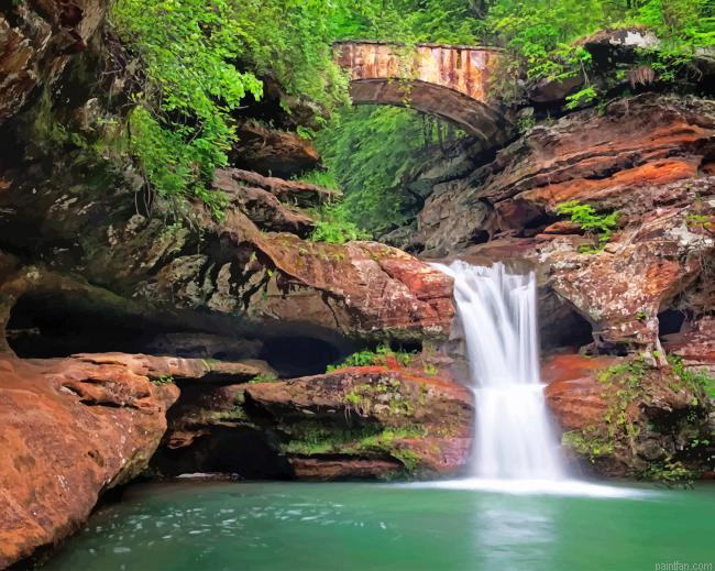 Hocking Hills State Park Ohio New Paint By Numbers.png
