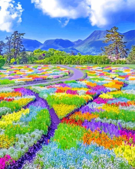 Hokkaido Japan Asia Paint By Number.png