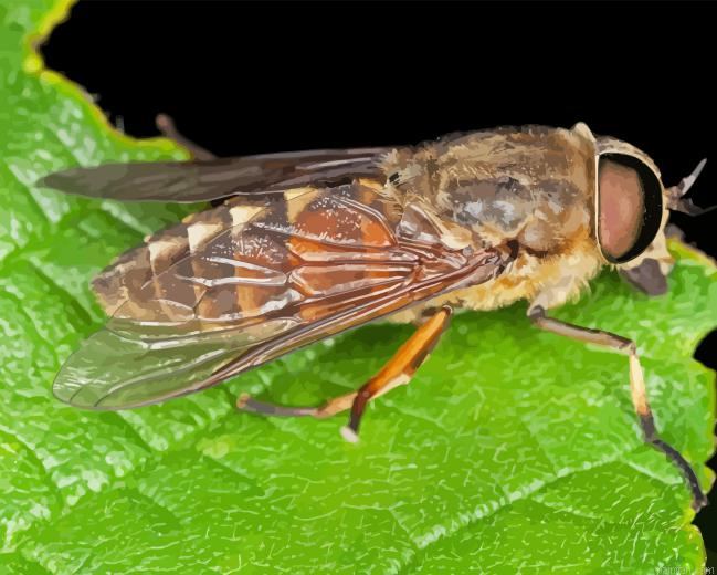 Horse Fly Insect Paint By Numbers.png