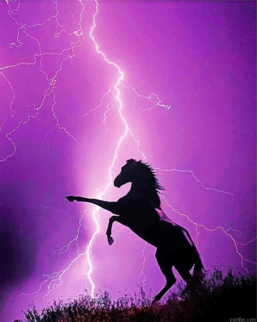 Horse Lightning Paint By Number.png