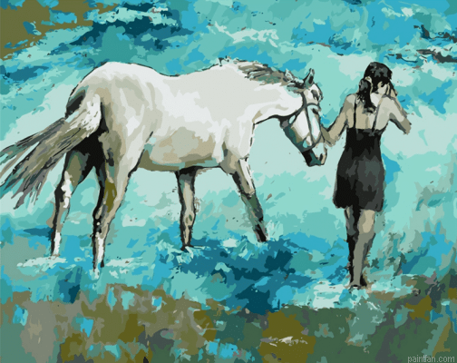 Horse And Girl Paint By Numbers.png