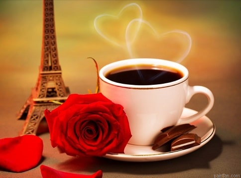 Hot Coffee And Roses Paint By Numbers.png