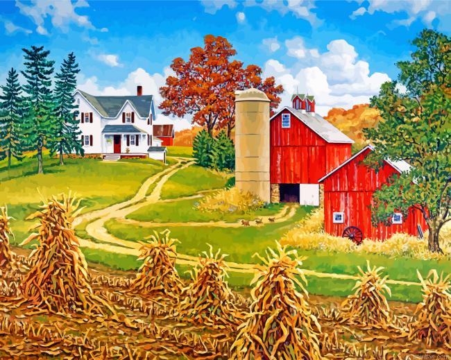 House And Barn Paint By Number.png