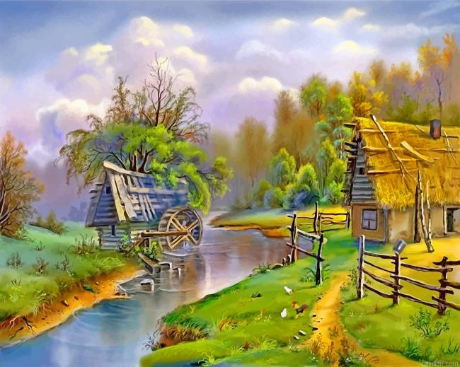 House By The Lake Paint By Number.png
