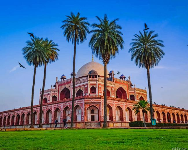 Humayuns Tomb Delhi New Paint By Numbers.png