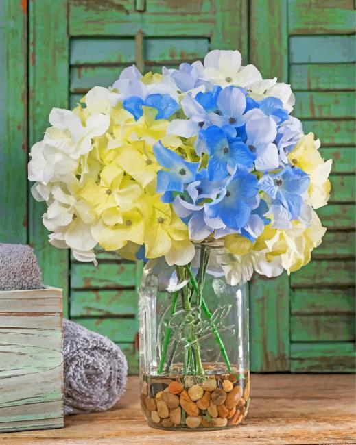 Hydrangeas In Jar Paint By Number.png