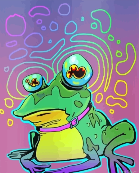 Hypnotoad Art Paint By Numbers.png