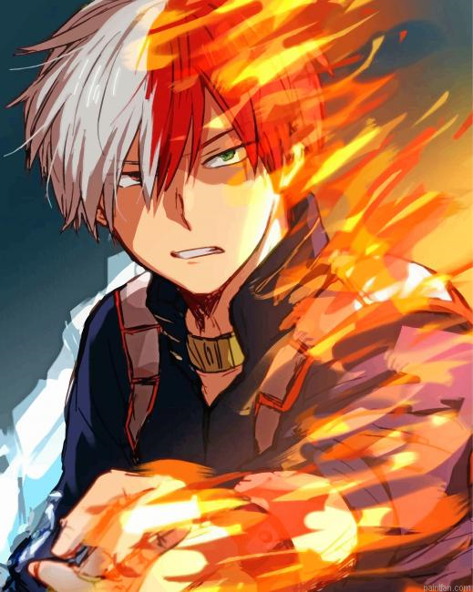 Ice And Fire Todoroki Paint By Number.png