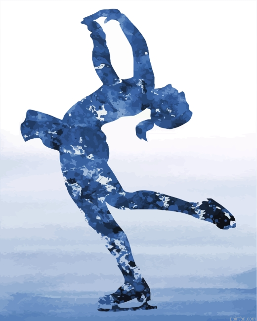 Ice Skater Girl Art Paint By Number.png