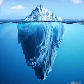 Iceberg In Sea Paint By Numbers.png