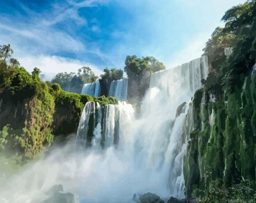Iguazu Falls Paint By Numbers.png