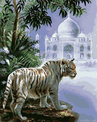 Indian Tiger Paint By Numbers.png