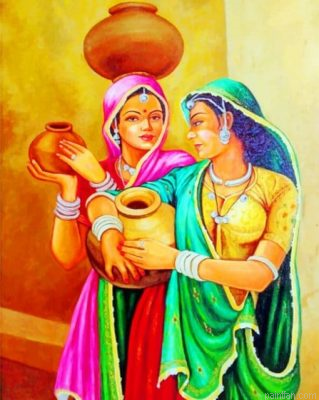 Indian Women Paint By Number.png