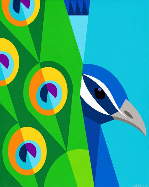 Indian Peafowl Paint By Number.png
