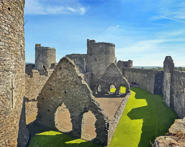 Inside Kidwelly Castle Paint By Numbers.png