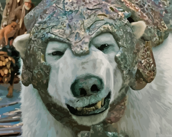 Iorek Byrnison Bear Paint By Numbers.png