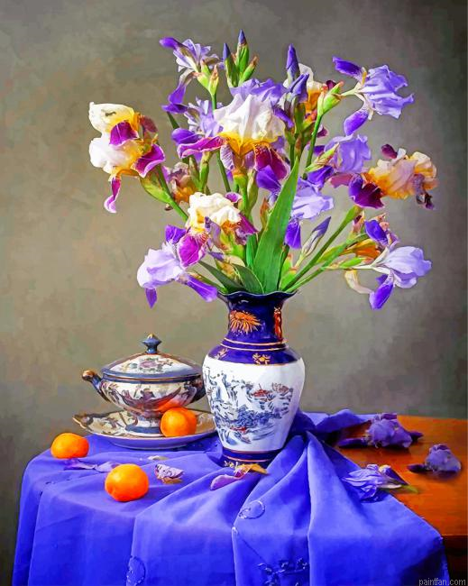 Irises Bouquet Paint By Number.png