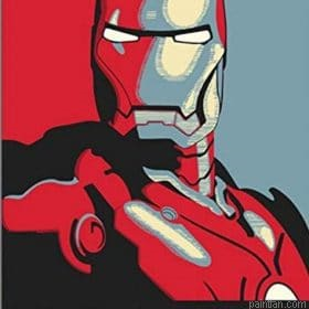 Iron Man Art Paint By Numbers.png