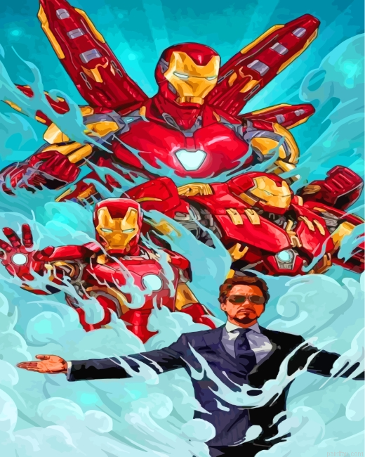 Iron Man Avengers Paint By Number.png