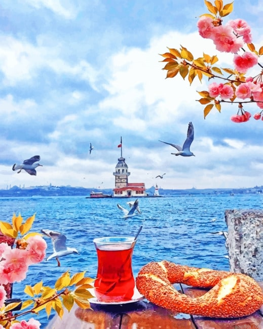 Istanbul And Tea Cities Paint By Numbers.png