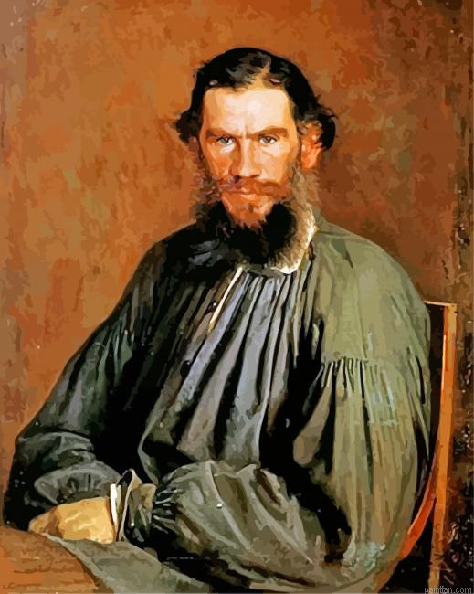 Ivan Kramskoi Portrait Of Leo Tolstoy Paint By Number.png