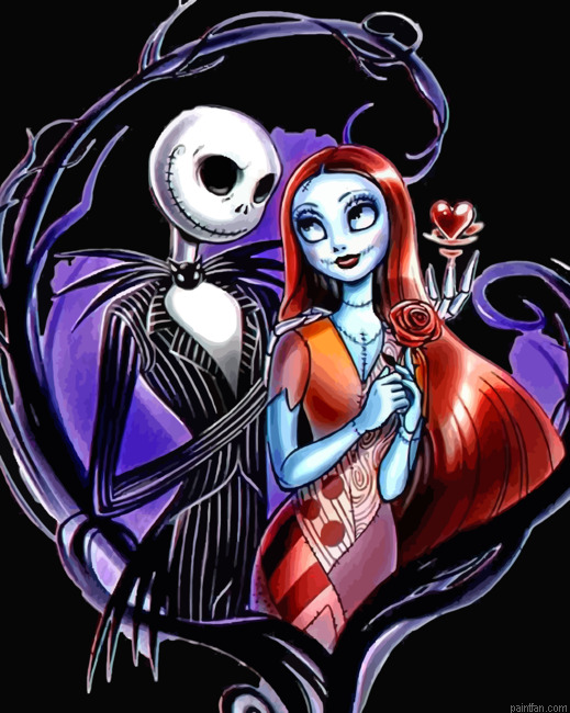 Jack And Sally Paint By Number.png
