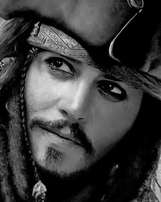 Jack Sparrow Pirates Of The Caribbean New Paint By Numbers.png