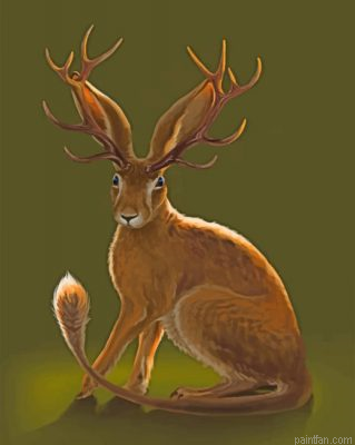 Jackalope Animal Paint By Number.png