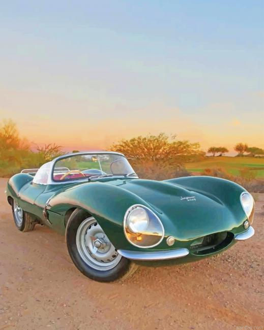 Jaguar Xkss Car New Paint By Numbers.png